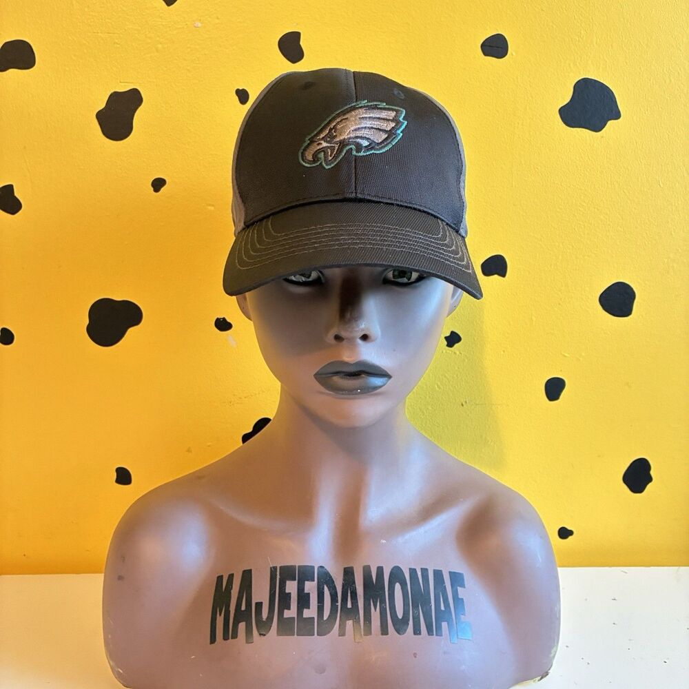 Philadelphia Eagles Baseball Cap Dad Hat Embroidered Charcoal Grey
